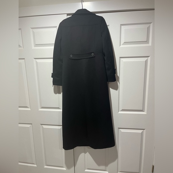 J. Crew Classic Black Trench Coat - Picture 2 of 6